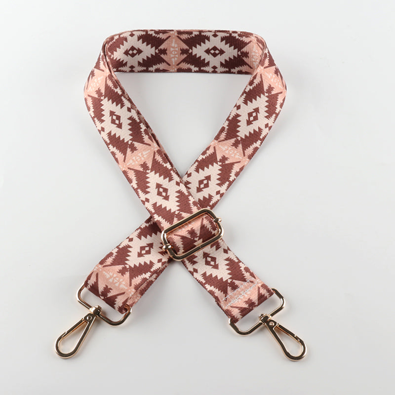 Heat Transfer Diamond Pattern Bag Strap