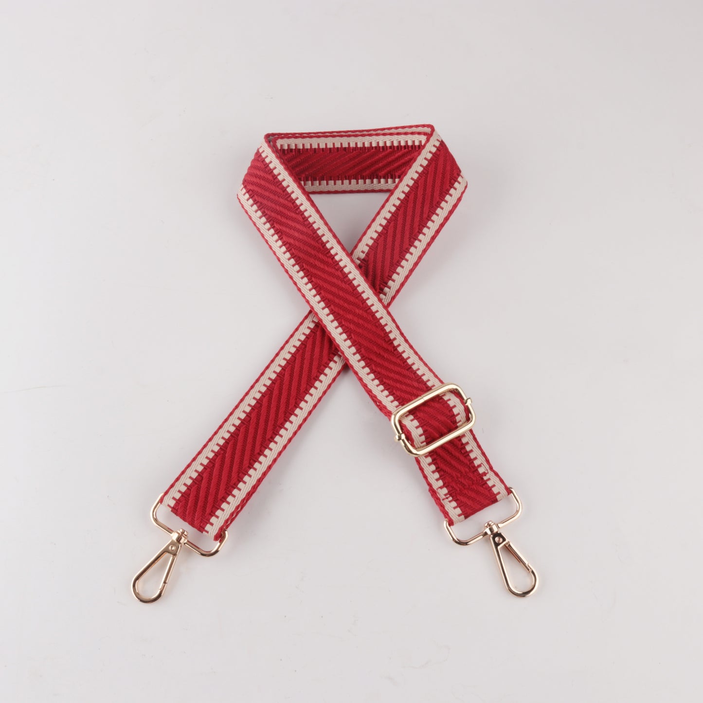 Colorful Scale Line Twill Bag Strap