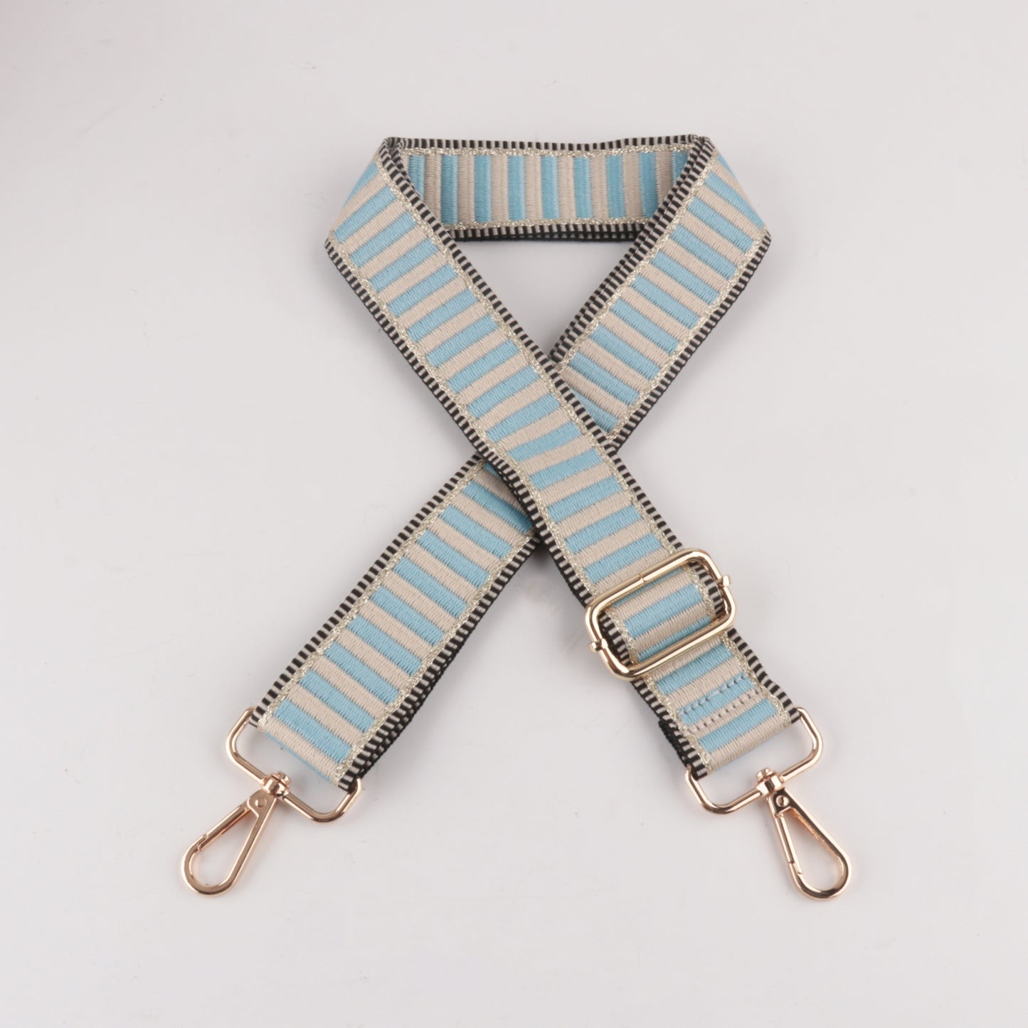 Horizontal Stripe Printed Bag Strap