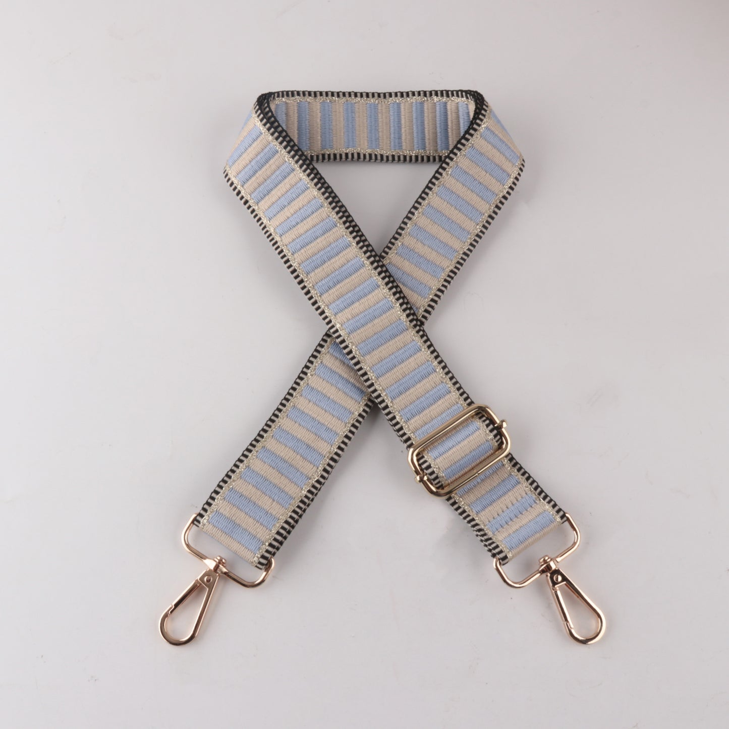 Horizontal Stripe Printed Bag Strap