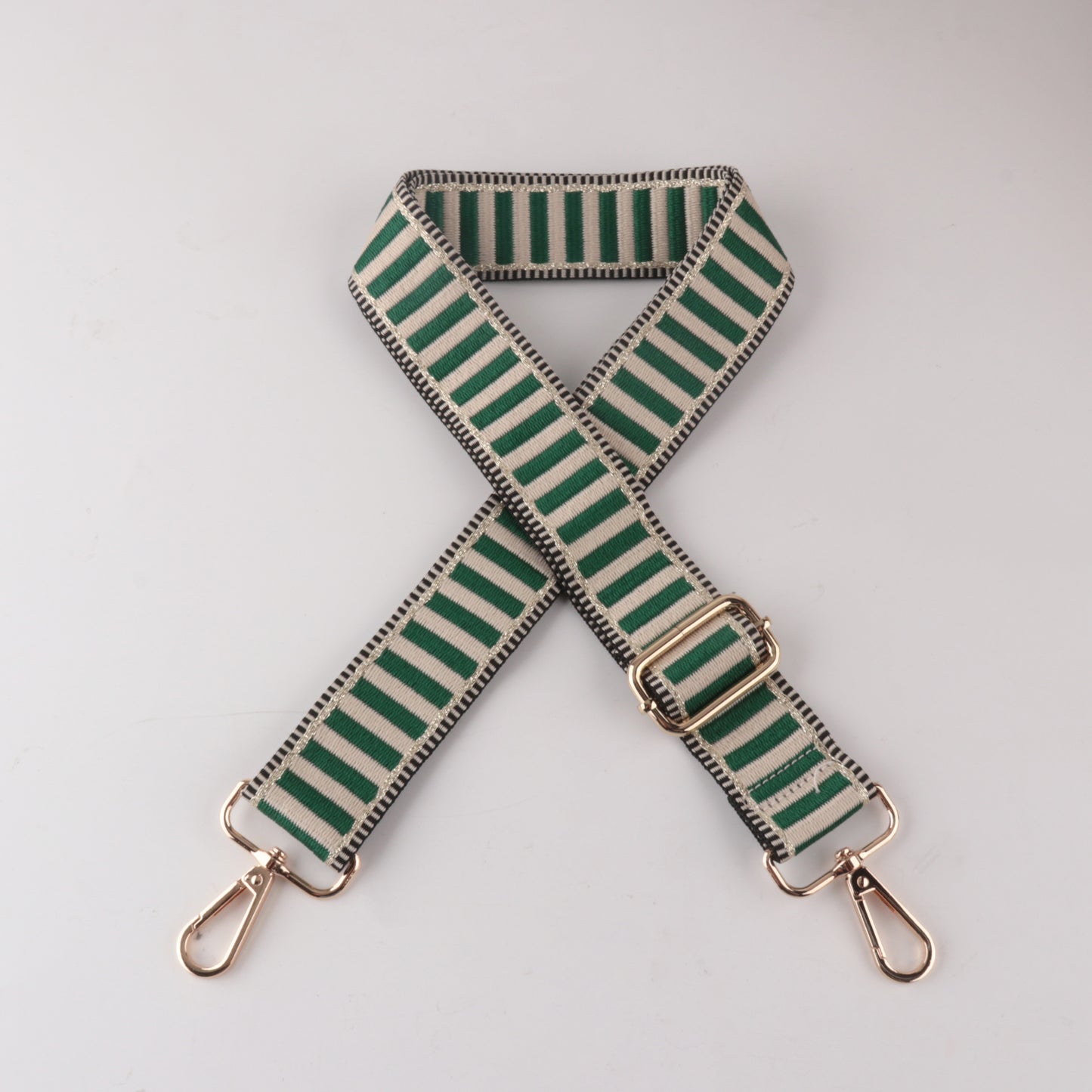 Horizontal Stripe Printed Bag Strap