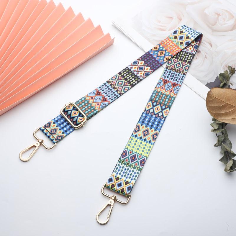 Premium Stripe Geometric Style Bag Strap