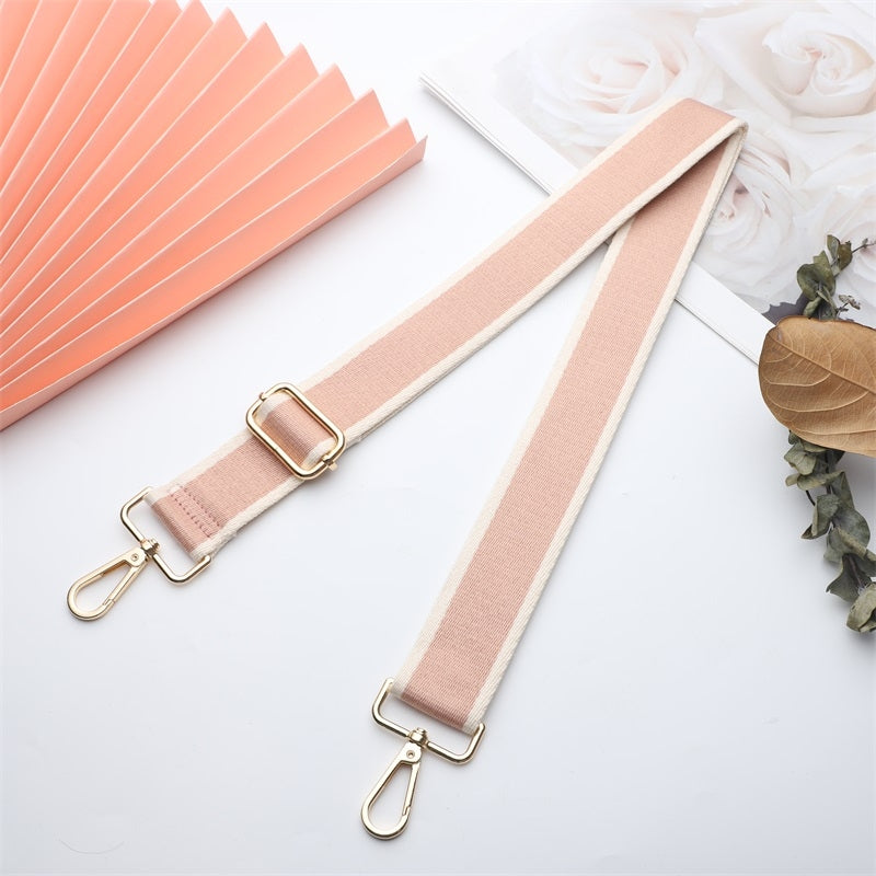 Solid Color Sandwich Pattern Bag Strap