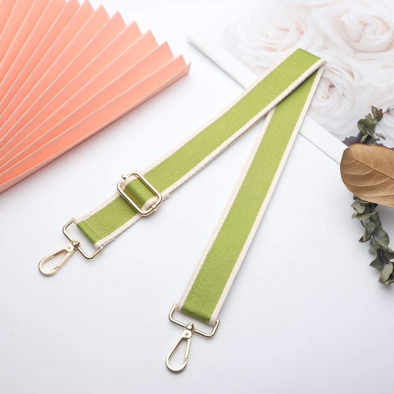 Solid Color Sandwich Pattern Bag Strap