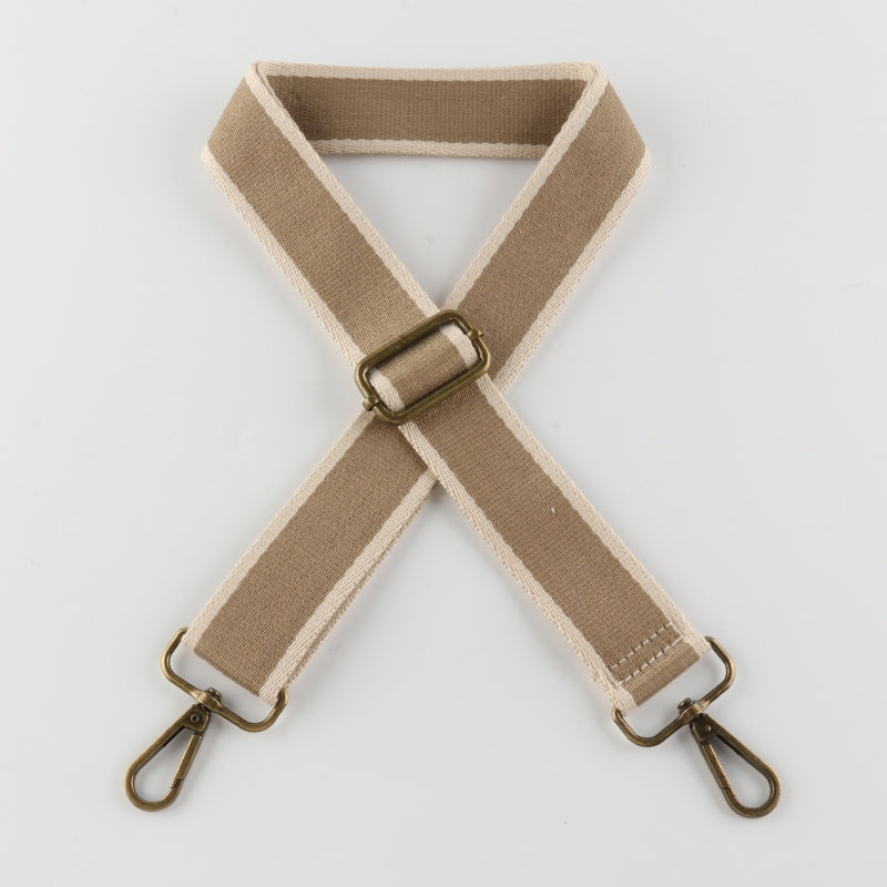 Solid Color Sandwich Pattern Bag Strap