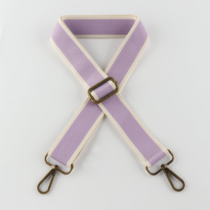Solid Color Cotton Bronze Buckle Shoulder Straps