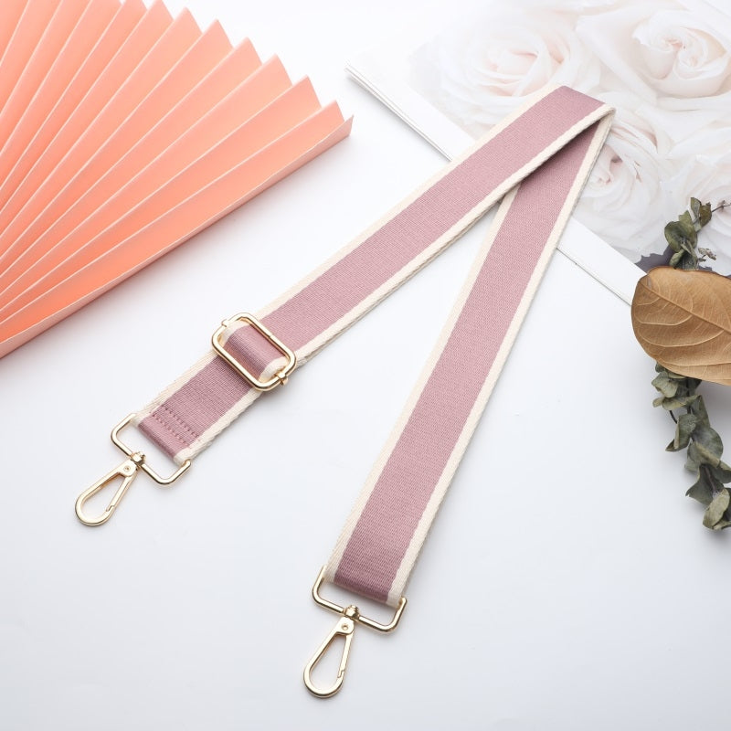 Solid Color Sandwich Pattern Bag Strap