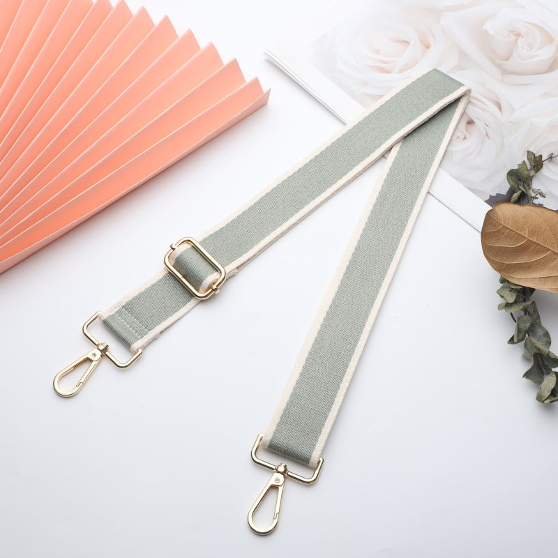 Solid Color Sandwich Pattern Bag Strap