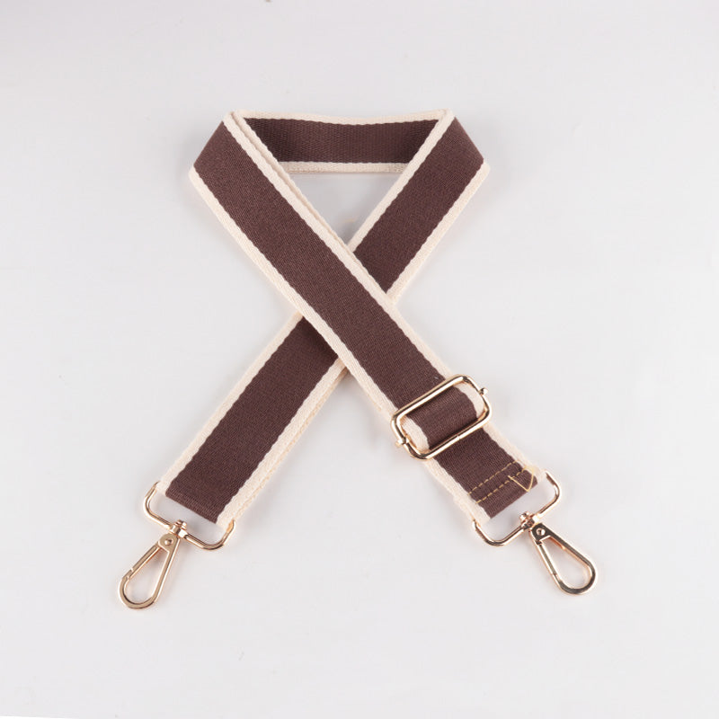 Solid Color Sandwich Pattern Bag Strap