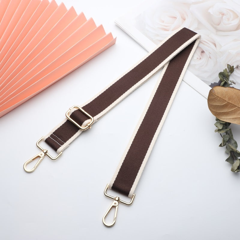 Solid Color Sandwich Pattern Bag Strap