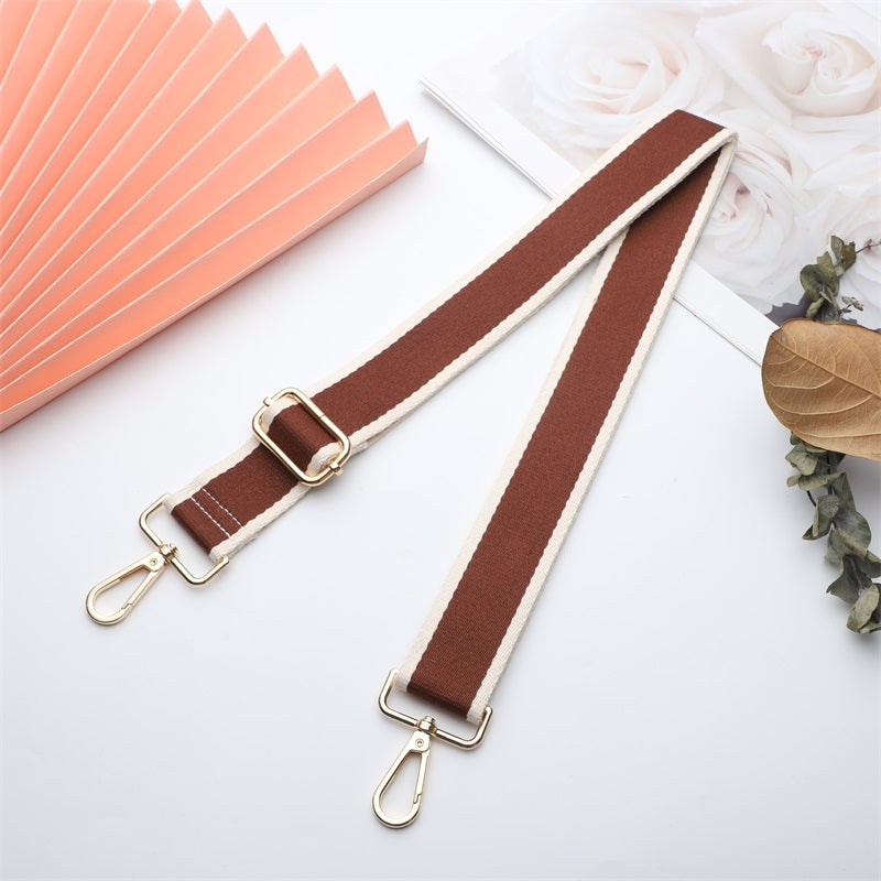 Solid Color Sandwich Pattern Bag Strap