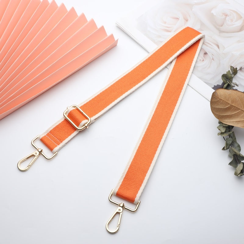 Solid Color Sandwich Pattern Bag Strap