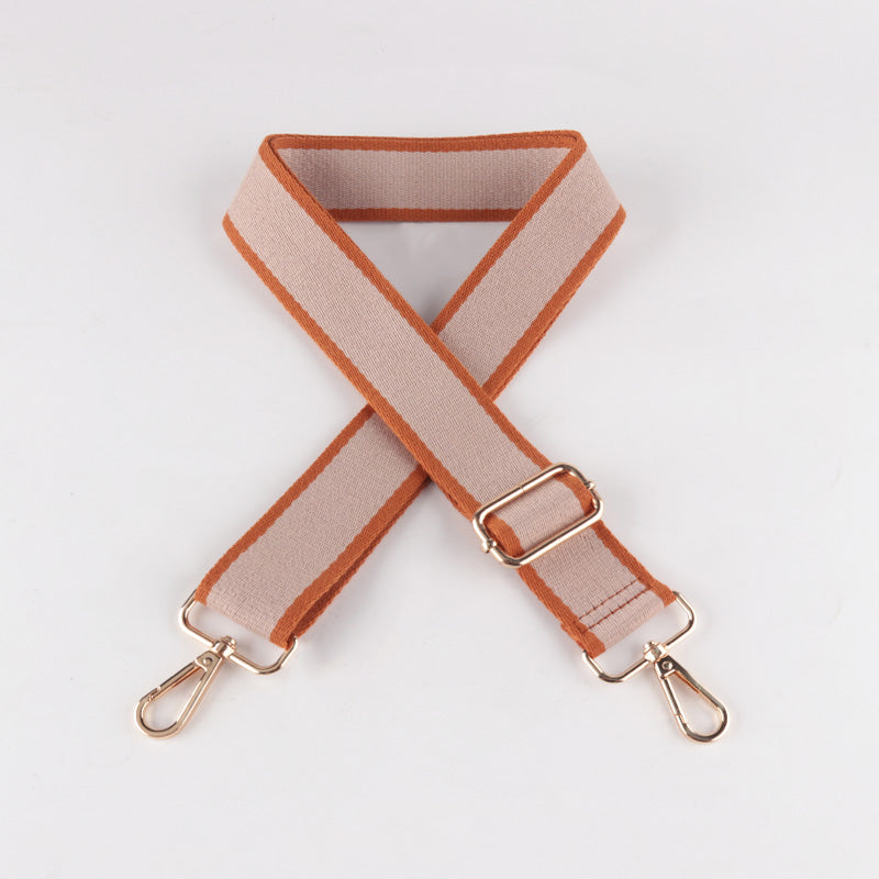 Solid Color Sandwich Pattern Bag Strap