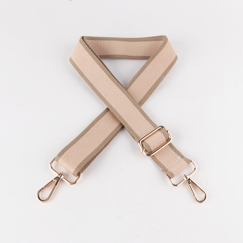 Solid Color Sandwich Pattern Bag Strap