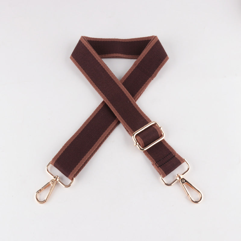 Solid Color Sandwich Pattern Bag Strap