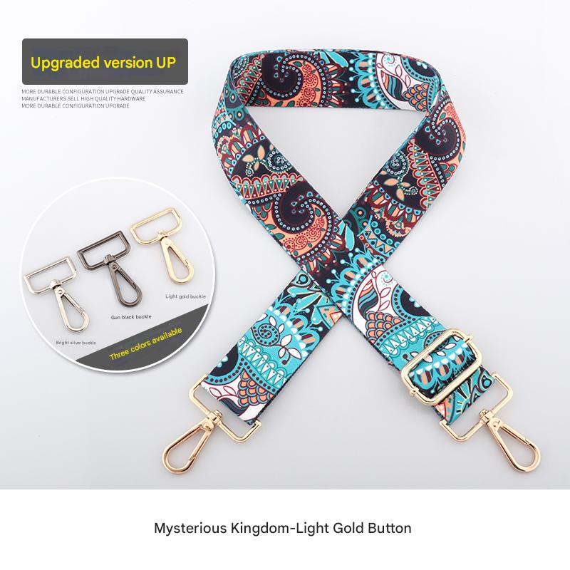 Classic Colorful Art Print Shoulder Straps
