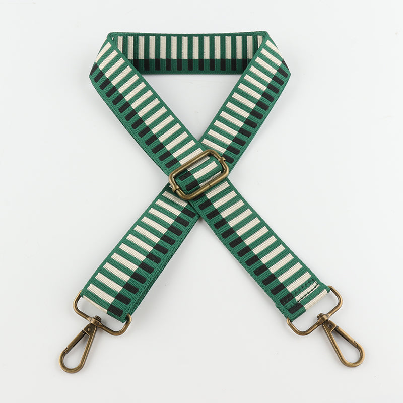 Colored Piano Keys Bronze Buckle Shoulder Straps