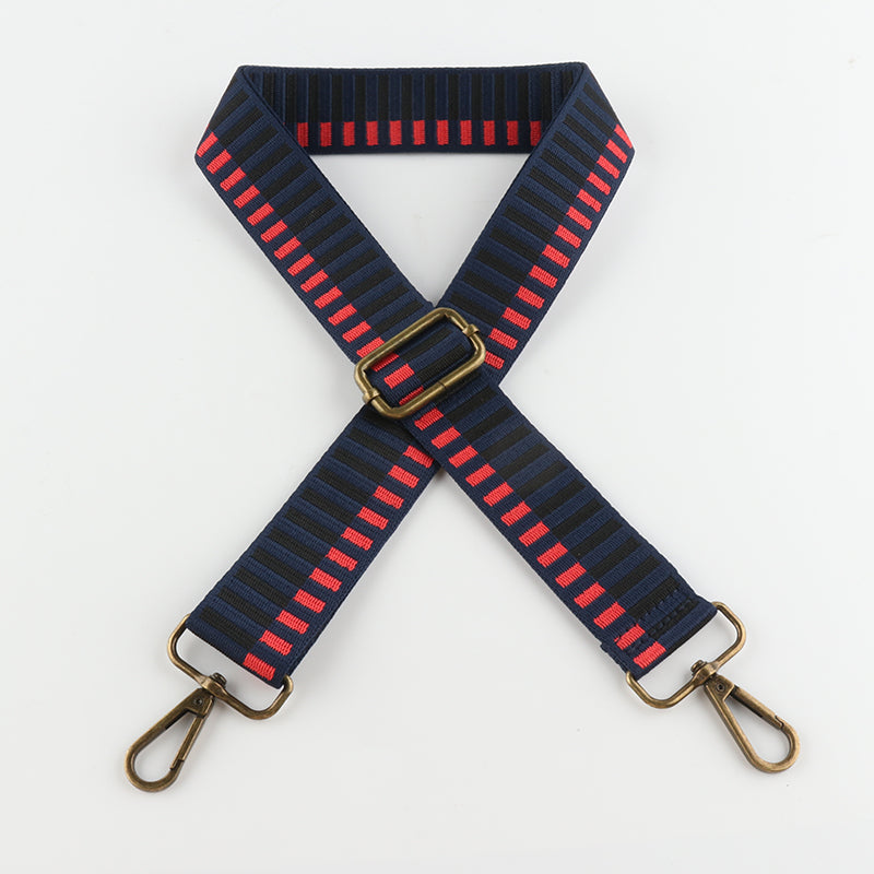 Colored Piano Keys Bronze Buckle Shoulder Straps