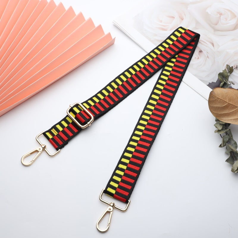 Piano Key Pattern Colorful Shoulder Straps