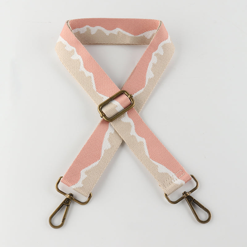 Mountain Texture Bronze Buckle Shoulder Straps
