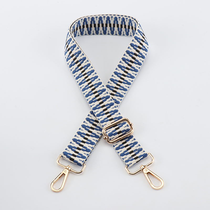 V Textured Jacquard Shoulder Strap