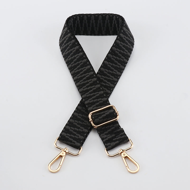 V Textured Jacquard Shoulder Strap