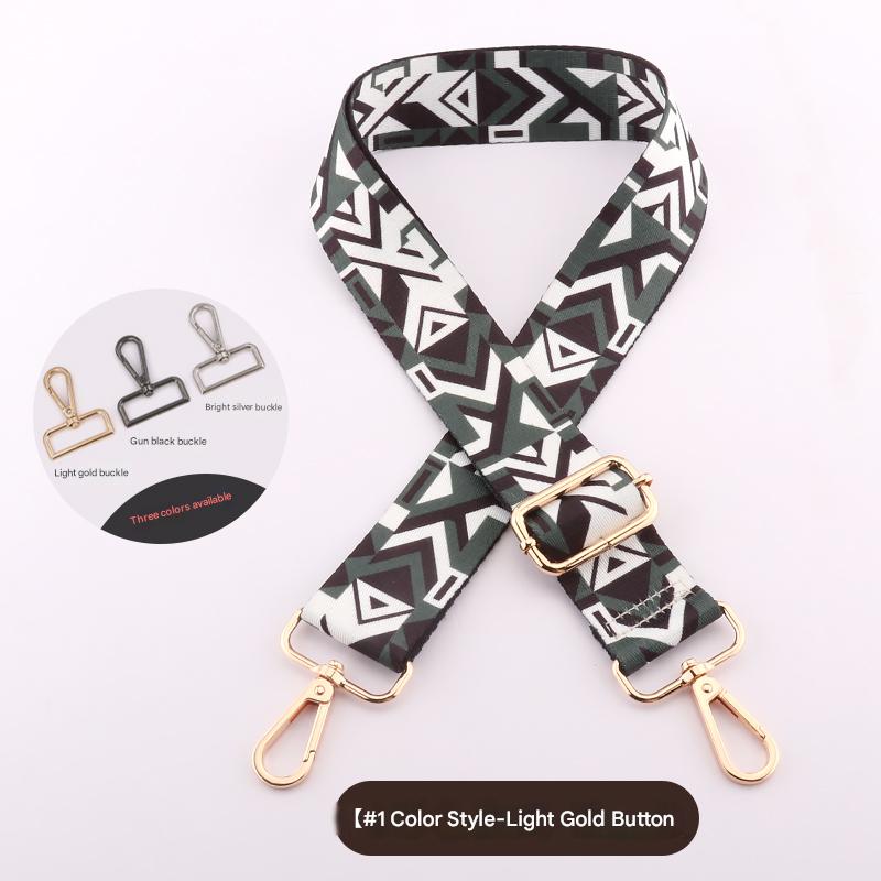 Ethnic Style Colorful Bag Shoulder Strap
