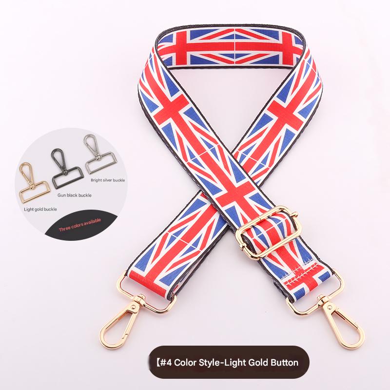 Ethnic Style Colorful Bag Shoulder Strap