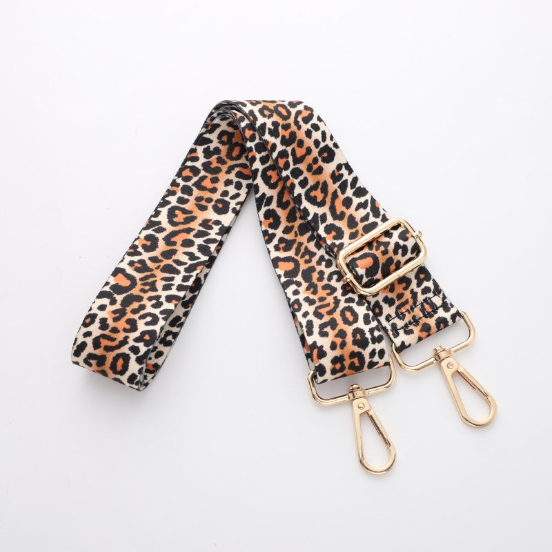 Colorful Leopard Print Bag Shoulder Strap