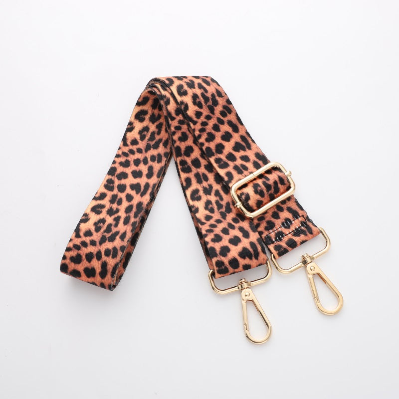 Colorful Leopard Print Bag Shoulder Strap