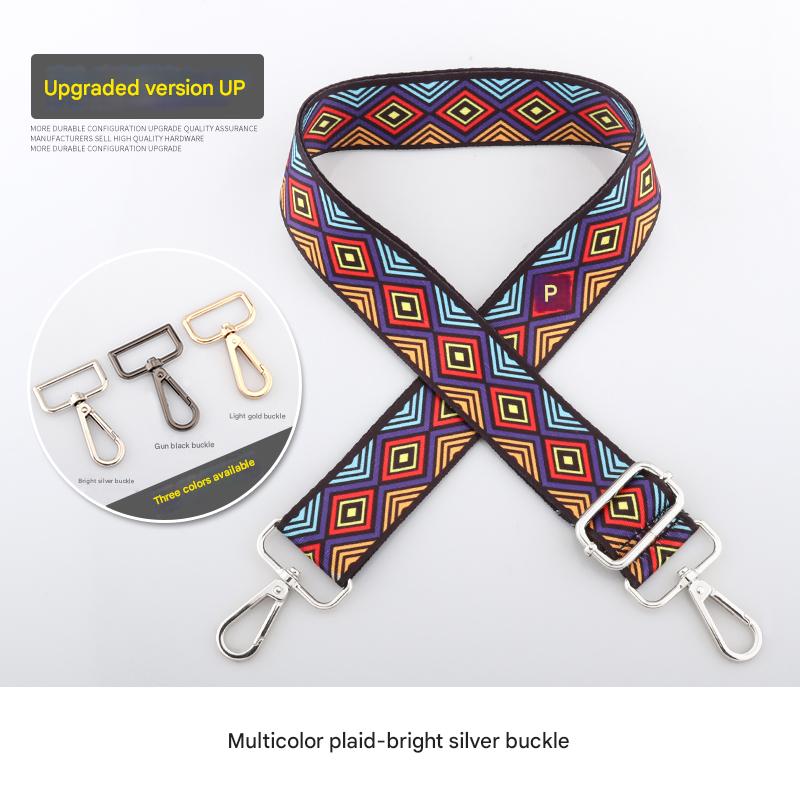 Colorful Diamond Pattern Shoulder Straps