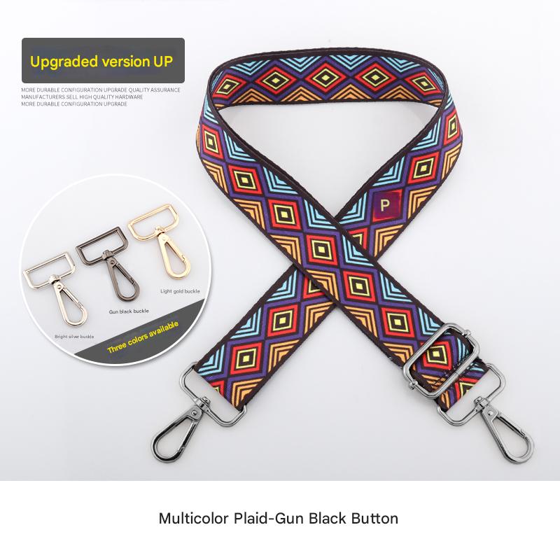 Colorful Diamond Pattern Shoulder Straps