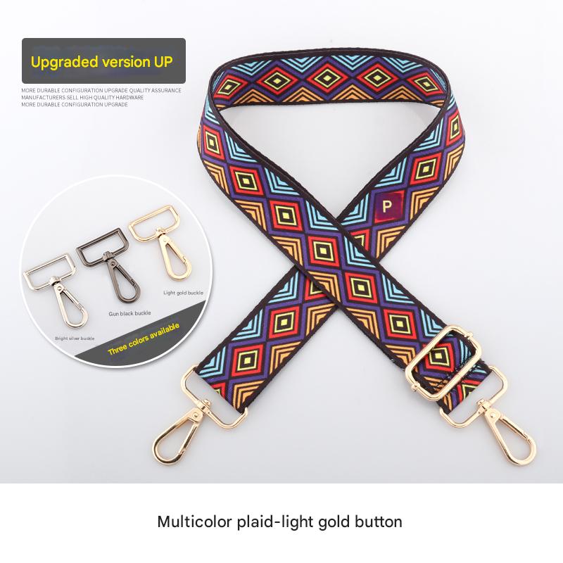 Colorful Diamond Pattern Shoulder Straps
