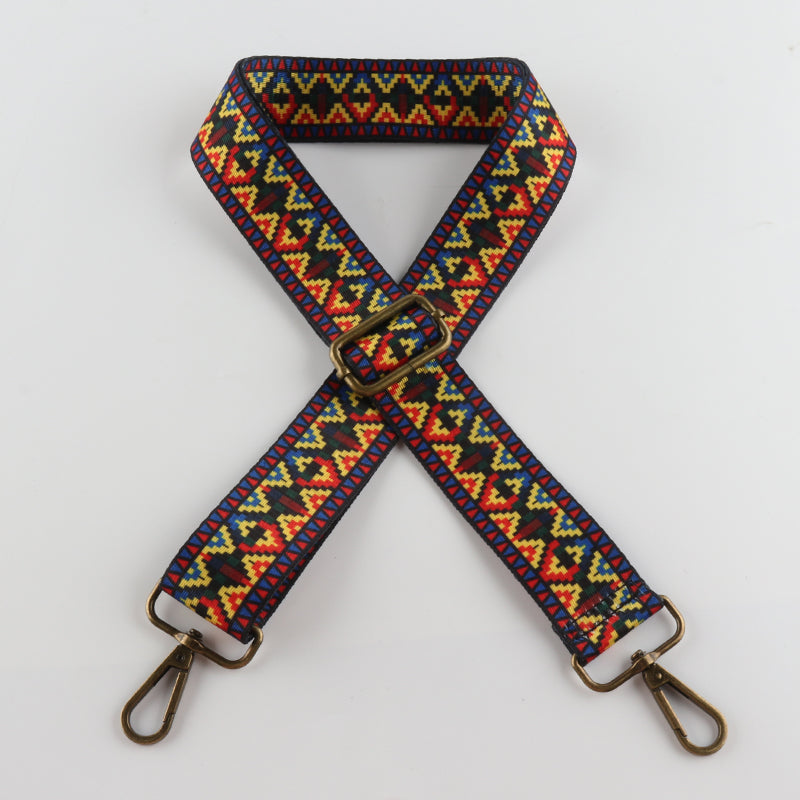 Retro Ethnic Style Bronze Buckle Shoulder Straps