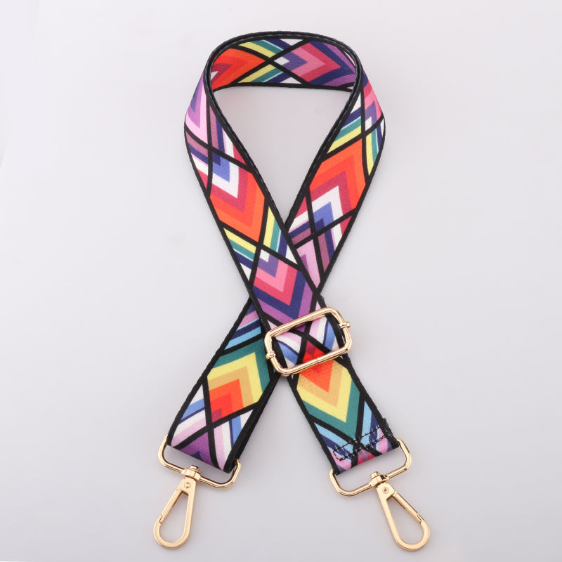 Premium Stripe Geometric Style Bag Strap