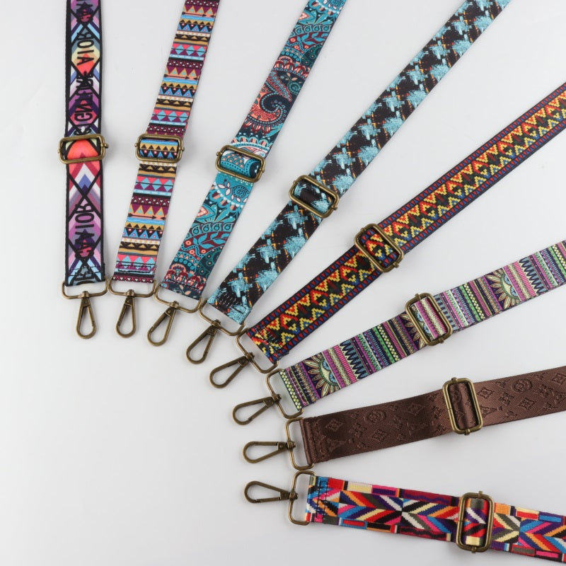 Retro Ethnic Style Bronze Buckle Shoulder Straps