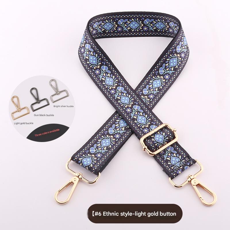 Ethnic Style Heat-transfer Bag Shoulder Strap
