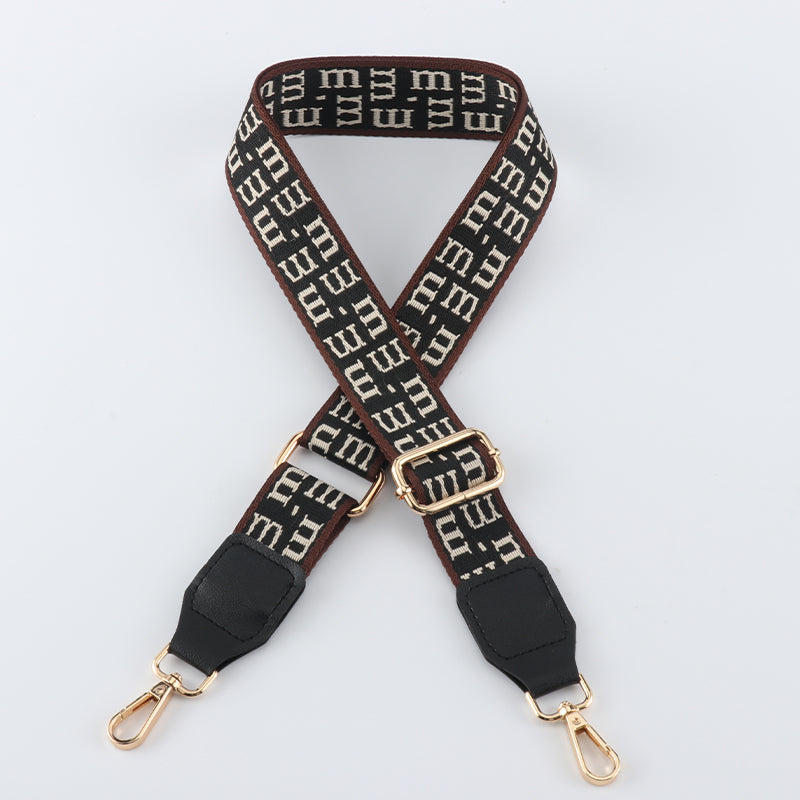 M-shaped Colorful Bag Straps with Leather Head