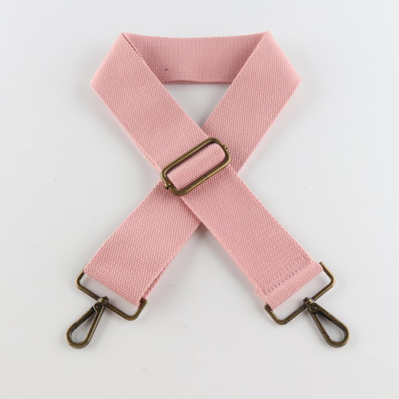 Pure Color Bronze Buckle Wide Shoulder Straps