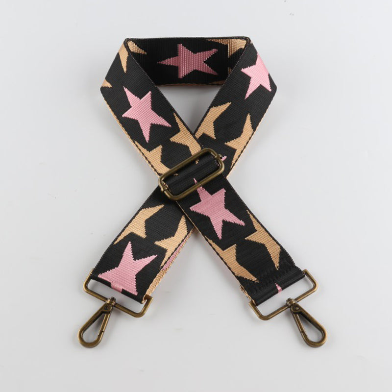 Simple Star Style Bronze Buckle Wide Shoulder Straps
