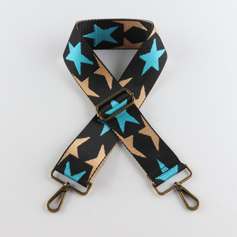Simple Star Style Bronze Buckle Wide Shoulder Straps