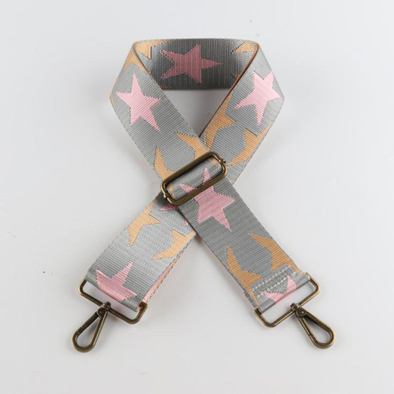 Simple Star Style Bronze Buckle Wide Shoulder Straps