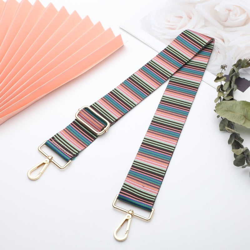 Ethnic Pattern Wide Bag Shoulder Strap