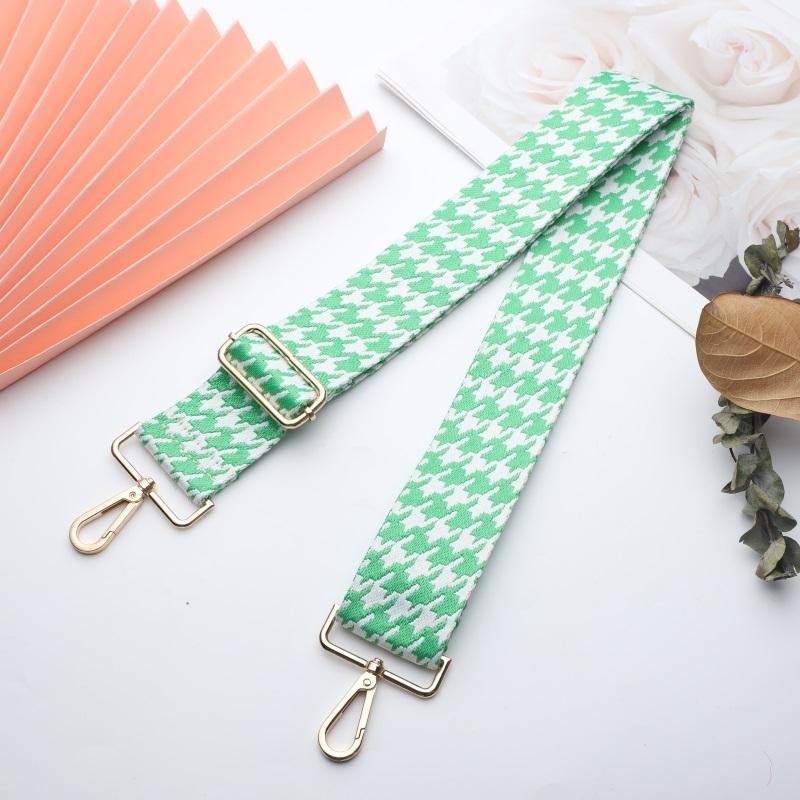 Houndstooth Multicolor Wide Strap