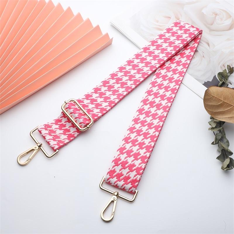 Houndstooth Multicolor Wide Strap