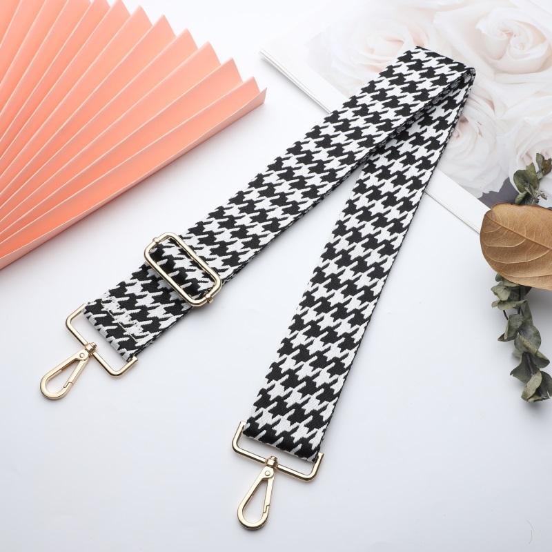 Houndstooth Multicolor Wide Strap