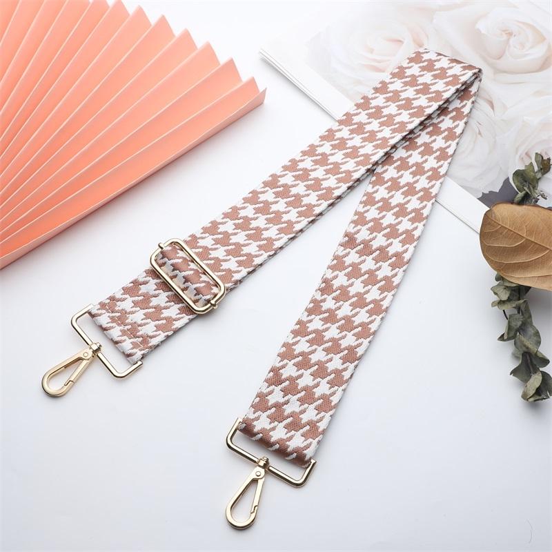 Houndstooth Multicolor Wide Strap