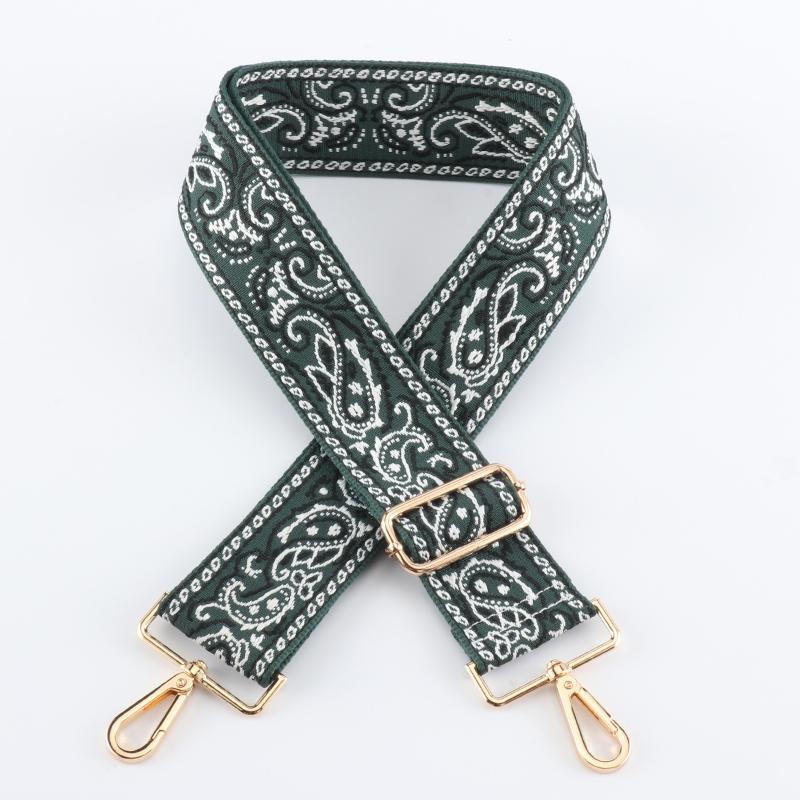 Two-color Stitching Color Shading Wide Bag Strap