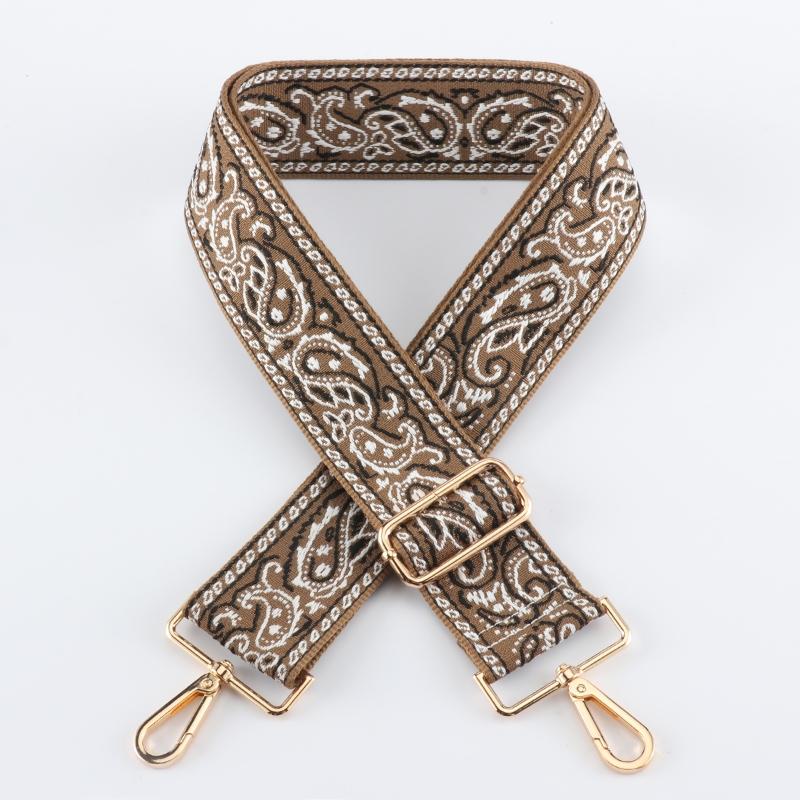 Two-color Stitching Color Shading Wide Bag Strap