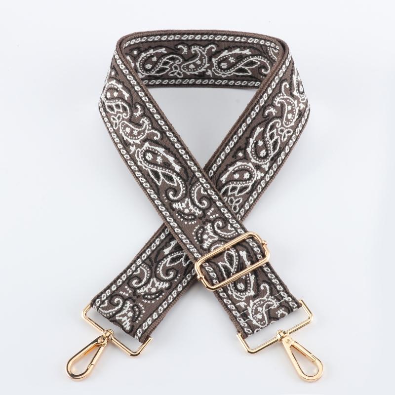 Two-color Stitching Color Shading Wide Bag Strap